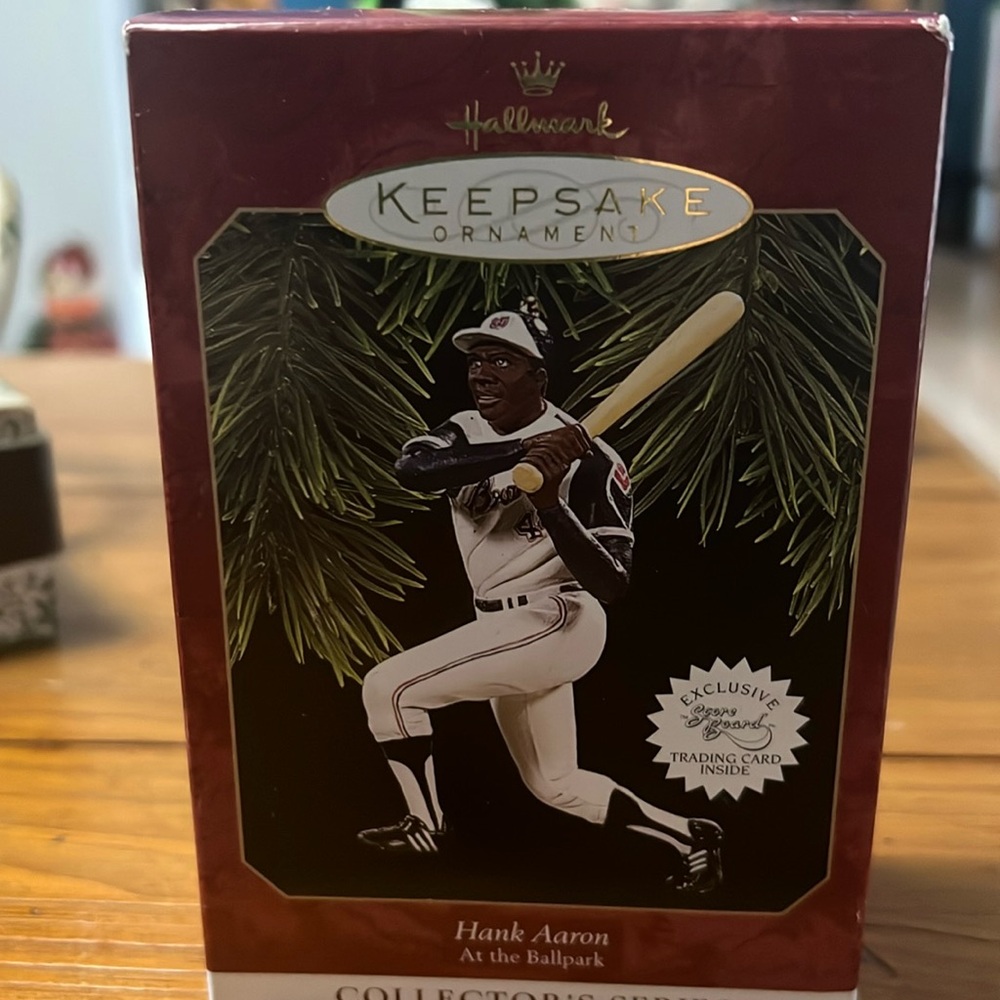 Hank Aaron At the Ballpark Collector’s Series 1997 ornament